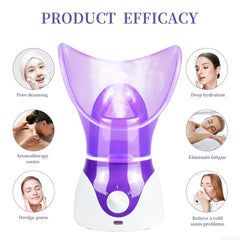 Facial Steamer Hot Cold Spray Face Moisturizing Device