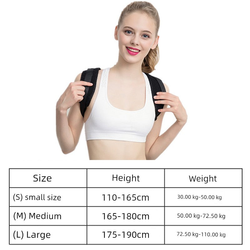 Humpback Braces Women's Kids Invisible Open Shoulder Student Anti-Humpback Correct Humpback Adult Male Posture Correction Belt Handy Gadget SHOWLU FASHION STORE