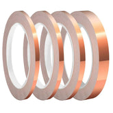 Copper Foil Tape with Conductive Shielding Snail Tape Stain Glass 20M Single Side DIY Copper Tape for Home Appliance