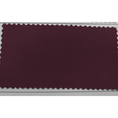 A rectangular fabric swatch in a deep burgundy color with a visible diagonal twill weave.