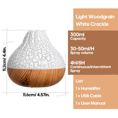 Kinscoter 300ml Ultrasonic Humidifier