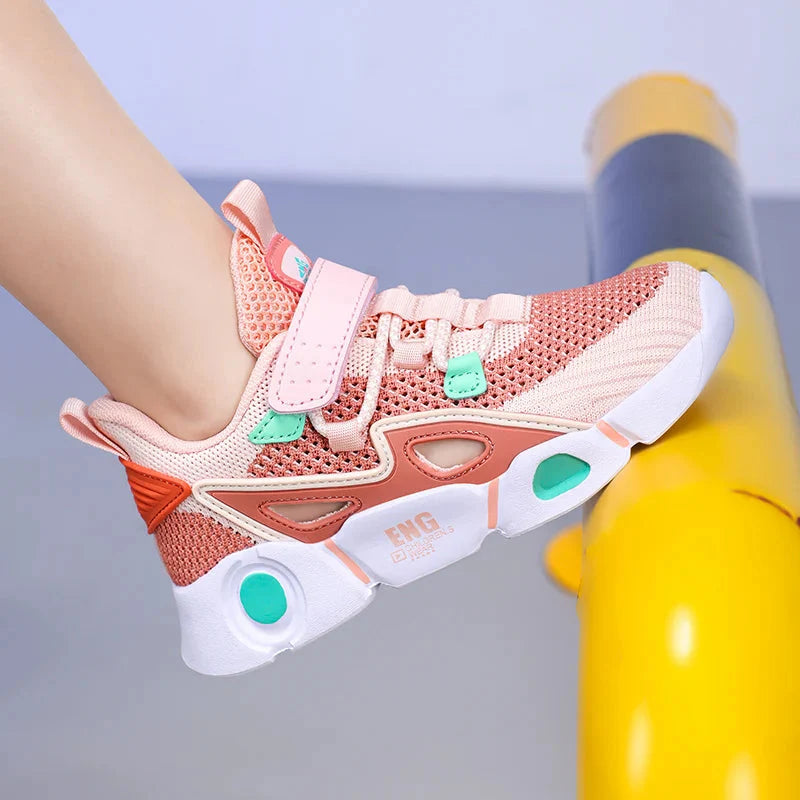 Fashionable Summer Children's Mesh Hollow Casual Shoes Boys' Sports Shoes Breathable, Lightweight, Non slip Tennis Girls' Sports SHOWLU FASHION STORE