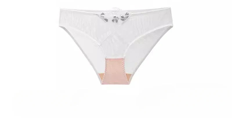 Rabbit Ears Big Chest Small Thin Bra French Underwear Soft Underwire Sexy European and American Embroidery Bra Set for Women SHOWLU FASHION STORE