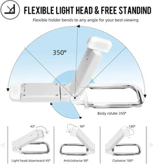 USB Rechargeable Amber Book Light