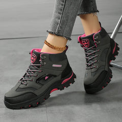 Women Boots Waterproof Outdoor Hiking Boots Women's Safety Work Shoes Walking Sneakers Non Slip Ankle Boots Botas De Mujeres New