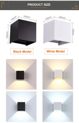 IP65 Waterproof LED Wall Light 6W/12W