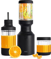 The Mini Blender Plus | Mini Countertop Kitchen Blender | Blend Smoothies And Shakes, Dressings, Sauces, Dips | Extra Vessels,