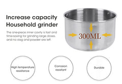 Electric Coffee Spice Grinder 150W Stainless Steel