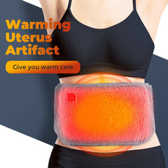 USB Electric Heating Waist Belt Graphene Warm Pad Adjustable