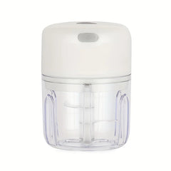 250ml Mini Rechargeable Garlic Chopper Meat Grinder, Durable and Sturdy, Suitable for Crushing Garlic, Chili, Onions, Minced Meat, Nuts and More