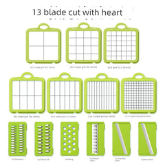 Dicing Handy Gadget For Home Multi-Functional Chopping Artifact Handy Gadget Kitchen Shredding and Slicing Milk Tea Shop Cut Fruit Cut Lemon Machine SHOWLU FASHION STORE