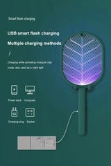 USB Rechargeable Electric Mosquito Swatter Racket