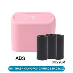 Car Trash Can with Lid