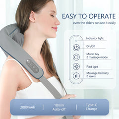 Neck Shoulder Massage Shawl Electric Deep Tissue