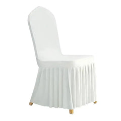 1Pcs Elastic Spandex Universal Chair Cover Skirt Cloth For Hotel Home Modern Wedding Birthday Party Event Dining Seat Decoration SHOWLU FASHION STORE
