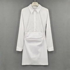 Summer Women Dress Shirt White Evening Female Vintage Maxi Party Beach Women Dresses Casual Elegant Prom Long Sleeve Bodycon SHOWLU FASHION STORE