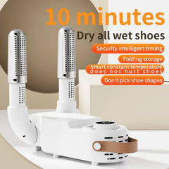 Electric Shoe Dryer 150W Portable Deodorizer Timer