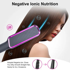 Electric Hair Straightener Comb 220°C Fast Heat