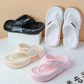Soft Sole Platform Flip Flops Women 2024 Summer Beach Non Slip Men Slippers Coulple Thick Sole Bathroom Slides Sandals