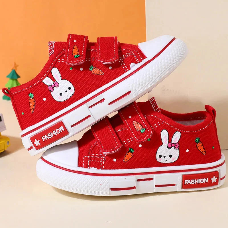 New Fashio Kid Shoe Boy Sneaker Shoe Spring Autumn Children Cartoon Canvas Sports Shoes Boys Girls Baby Board Shoes with Leisure SHOWLU FASHION STORE