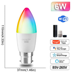 Smart WiFi Adjustable Color LED Spotlight Bulb