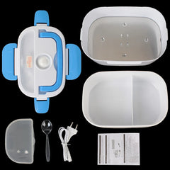 Electric Heated Lunch Box Travel Car Work Heating Bento Box 12V 220V EU Plug Fast Heating Food container Dinnerware