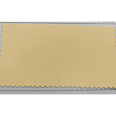 A rectangular fabric swatch in a solid light beige color with a visible diagonal twill weave.
