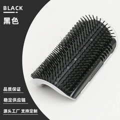 Wall-Mounted Cat Self Groomer with Massage Comb Brush for Kittens and Puppies Grooming Relaxation