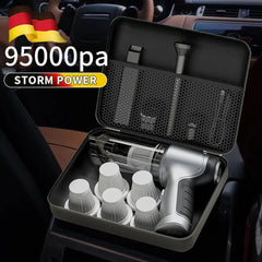 Car Vacuum Cleaner 95000PA High Power 3in1 Handheld Vacuum Cleaner Portable Cordless Vacuum Cleaner for Car Office Home Cleaning