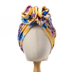 New Bohemia Printed Turbans For Women Muslim Hijab Caps Head Scarf African Headwear Turban Hat Ladies Hair Accessories SHOWLU FASHION STORE