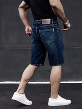 2026 Classic Style Men's Slim Denim Shorts Summer New Business Fashion Thin Stretch Short Casual Pants Male Size 40