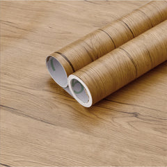 PVC Waterproof Self Adhesive Wallpaper Wall in Rolls Furniture Cabinets Vinyl Decorative Film Wood Grain Stickers For Home Decor