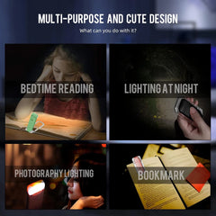 USB Rechargeable Amber Book Light