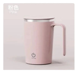 1pcs Automatic Self Stirring Magnetic Mug Stainless Steel Temperature Difference Coffee Mixing Cup Blender Mixer Thermal Cup