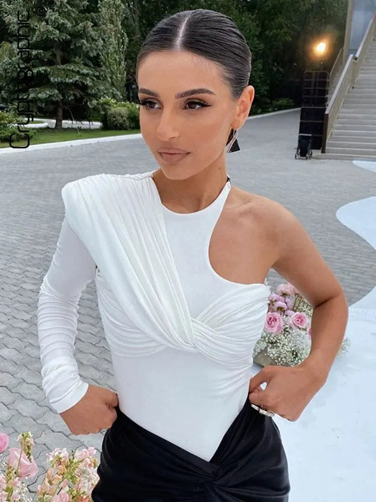 Solid Color Skinny Half Sleeve Sleeve Jumpsuit Female Pure Color Tight Half Sleeve Jumpsuit - SHOWLU FASHION STORE