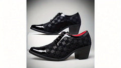 Men's Versatile Business Casual Shoes - High Heels for Elegant Look SHOWLU FASHION STORE