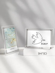 Acrylic Photo Frame 6 - Inch Transparent 6 - Postcard Display Stand 8 Autographed Photograph Collection Frame A4 Photo Display Frame - SHOWLU FASHION STORE