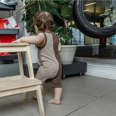 Baby boy romper sleeveless colorblock clothes front buttons opening baby overalls summer clothes short romper round neck - SHOWLU FASHION STORE