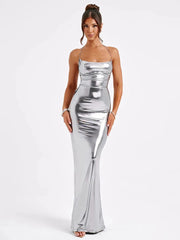 Backless Halter Bandage Dress - SHOWLU FASHION STORE