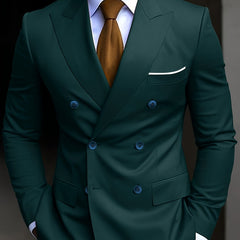 Men'S Classic One - Button Suit - 2 - Piece Suit - Vest - Stylish And Orthodox Professional Attire - Suitable For Weddings, Job Interviews, Weddings, Parties And Gatherings