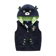 Bear Casual Handsome Fashion Sleeveless Spring and Autumn Children's Clothing - SHOWLU FASHION STORE
