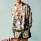 Botanical 3D - Print Elegance Set - SHOWLU FASHION STORE