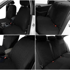 Brand Embroidery Car Seat Covers Set Car Organizer Universal For golf 4 For Citroen C4 For izh 2126 For Hyundai Ai 20 For Honda - SHOWLU FASHION STORE