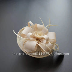 British Retro Mesh Feather Dinner Dress Catwalk Horse - SHOWLU FASHION STORE