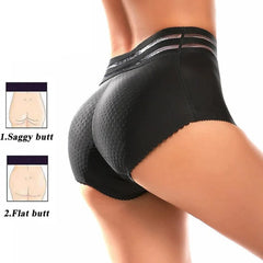 Butt Lifter Pants Women Fake Buttocks Plump Hips Shaping Panties Fake Ass with Pad Fake Booty Hip Enhancer Shaper Shorts - SHOWLU FASHION STORE