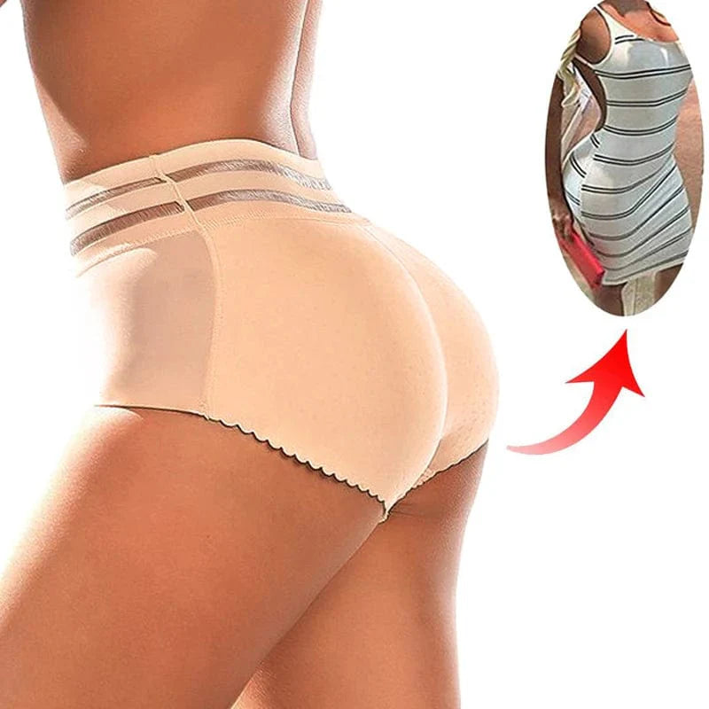 Butt Lifter Pants Women Fake Buttocks Plump Hips Shaping Panties Fake Ass with Pad Fake Booty Hip Enhancer Shaper Shorts - SHOWLU FASHION STORE