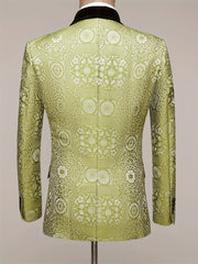 Mens Suits Tuxedo Suit Set Slim Fit 2pcs Luxurious Party Dinner Jacket Pants