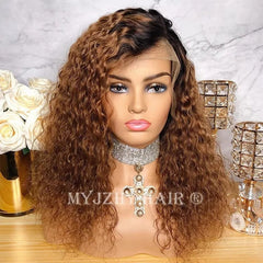 Cheap Wholesale Hd Deep Curly Wave Transparent Full Lace Frontal Wigs Raw Virgin Brazilian Human Hair Lace Front Wig Vendor - SHOWLU FASHION STORE