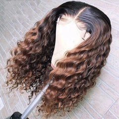 Cheap Wholesale Hd Deep Curly Wave Transparent Full Lace Frontal Wigs Raw Virgin Brazilian Human Hair Lace Front Wig Vendor - SHOWLU FASHION STORE