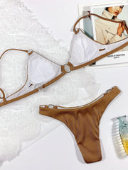 Chic Triangle Split Swimsuit - SHOWLU FASHION STORE